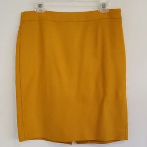 Wool pencil skirt